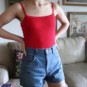 Brandy Melville Red Tank Top